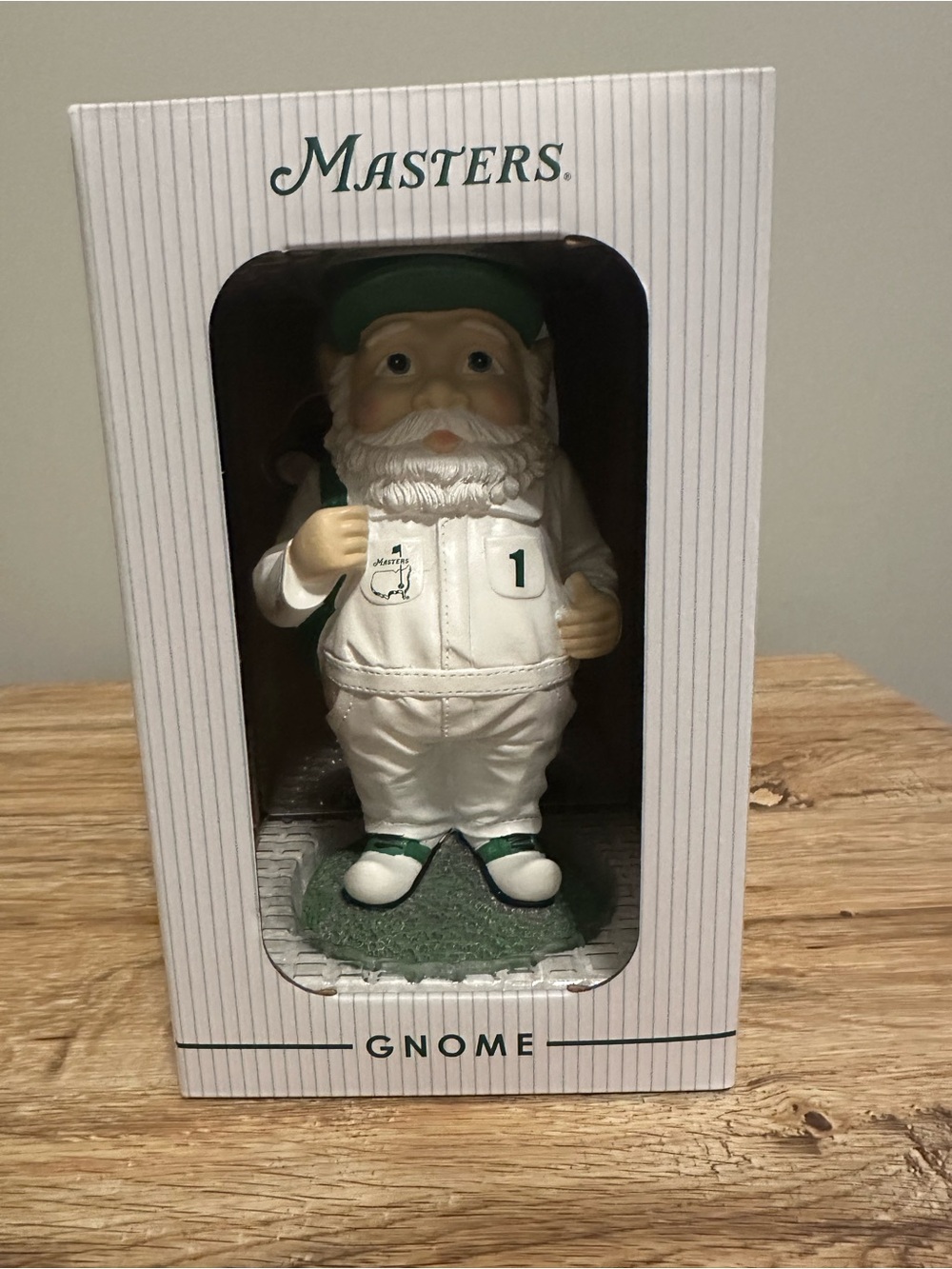 2026 Masters White and Green Golf Gnome Figurine!